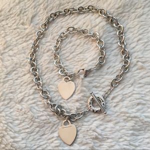 Tiffany & Co. Silver Necklace & Bracelet